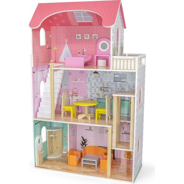 Viga Grande Casa Delle Bambole In Legno-image