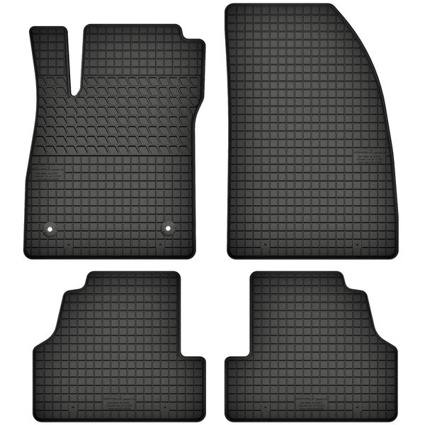 Tappetini In Gomma Adatti Per Chevrolet Trax (Dal 2013) Set Di Tappetini In Gomma Neri + Stopper-image