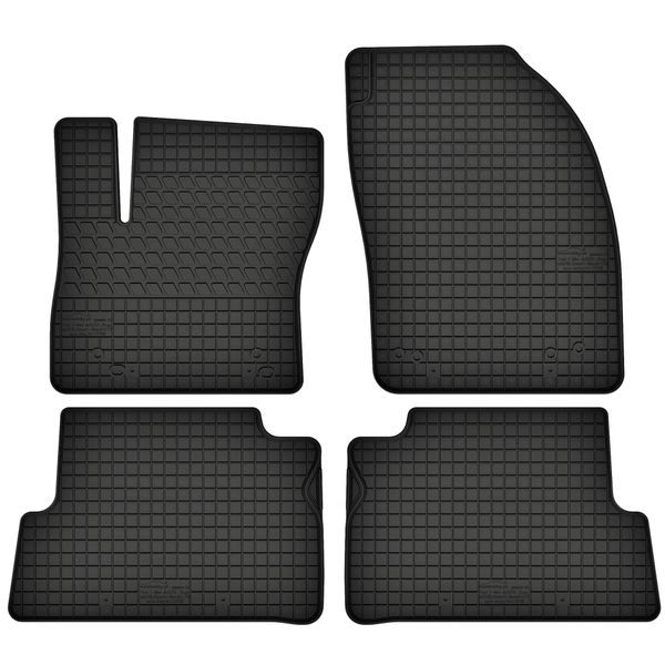 Tappetini In Gomma Adatti Per Ford C-Max Ii (Dal 2010) Set Di Tappetini In Gomma Neri + Tappo-image