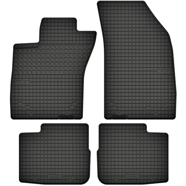 Tappetini In Gomma Adatti Per Fiat Tipo Ii Sedan/Hatchback/Combi (Dal 2015) Set Di Tappetini In Gomma Neri + Tappo-image