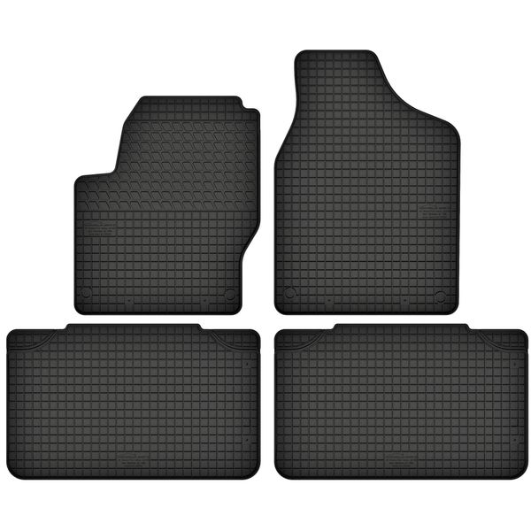 Tappetini In Gomma Adatti Per Seat Alhambra I (1996-2010) Set Di Tappetini In Gomma Neri + Tappo-image