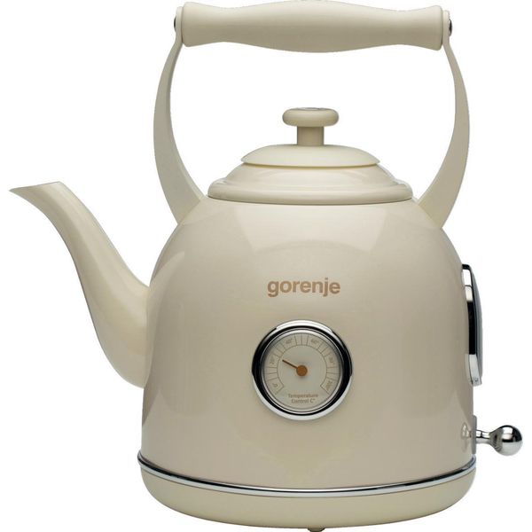 Gorenje | Bollitore | K17CLIN | Elettrico | 2000 W | 1,7 L | Plastica/Metallo | Base Girevole A 360° | Avorio-image