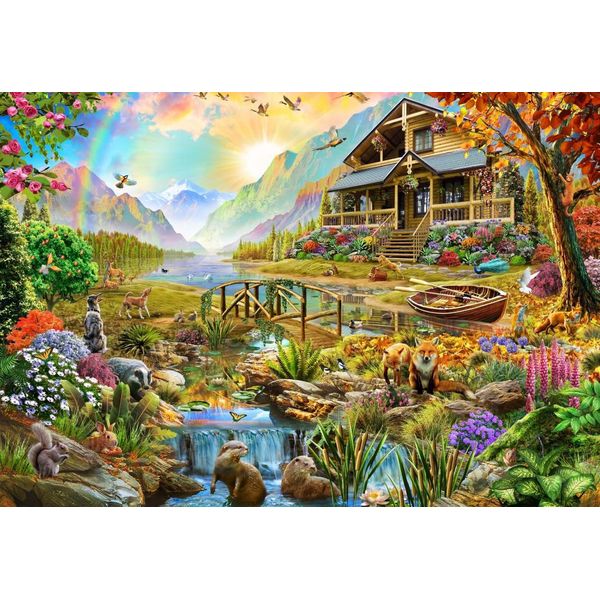 Puzzle Bluebird Landschaftspuzzle Country Paradise - 1000 Teile Puzzle-image