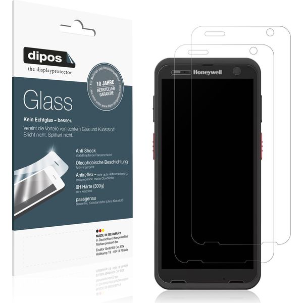 2X Pellicola Protettiva Per Honeywell CT70 Protezione Opaco Vetro Flessibile 9H Dipos-image