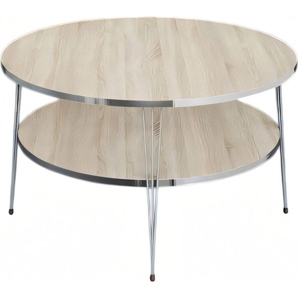Elegante Tavolo In Legno Marrone Dal Design Raffinato-image
