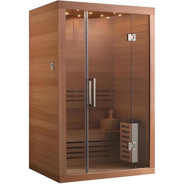 Sauna In Legno Massiccio Sauna In Legno Sauna In Legno Sauna Benessere 150X100 Cm-image