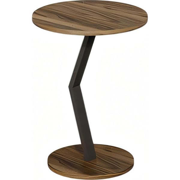 Elegante Tavolino In Legno Marrone Per Spazi Abitativi Eleganti-image