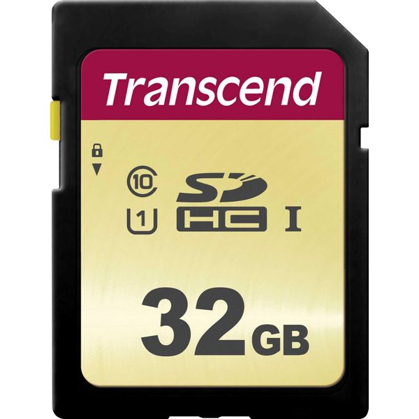 Transcend 500S - Flash-Speicherkarte - 32 Gb - UHS-I U1 / Classe10 - Sdhc UHS-I-image