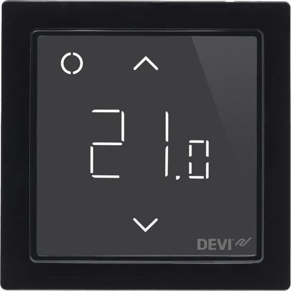 Devireg Termostato Digitale Smart Wifi Regolatore Ambiente Per Riscaldamento Elettrico A Pavimento, Nero 140F1143-image