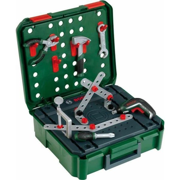 Theo Klein Bosch Werkbankkoffer Ixolino Ii, Werkbank, Werkzeug Koffer, Spielzeugwerkzeug, Spielzeug, 8396-image