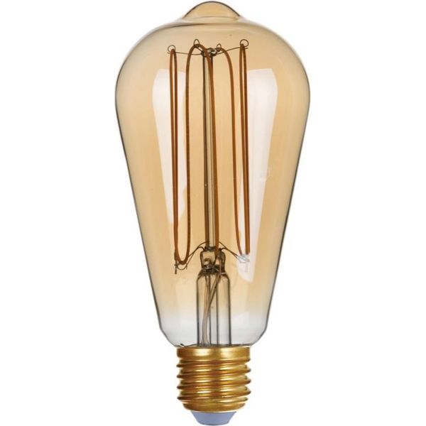 Lampadina Led 4W Ambra E27 2200K Dimm 757-ST64-DIM-TH-AMB Italux-image