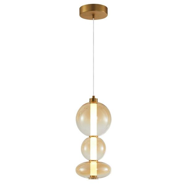 Lampada A Sospensione Led 24W Sonte PND-24352V-24W-AB-AMB Italux-image
