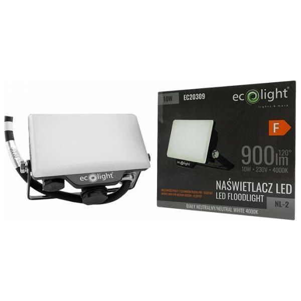 Proiettore Led NL-2 10W 4000K 900Lm IP65 Ecolight EC20309-image