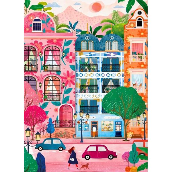 Pezzi & Pace Puzzle Flower Power - Giocattolo Colorato Da 1000 Pezzi-image