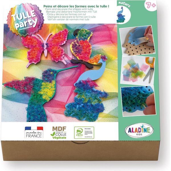 Aladine Set Creativo Di Tulle Natura - Giocattoli Colorati Per Bambini-image