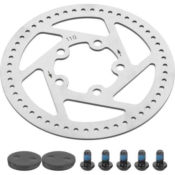 Freno A Disco 110 Mm, 5 Fori Per E-Scooter Xiaomi M365, Incl. Pastiglie Freno-image