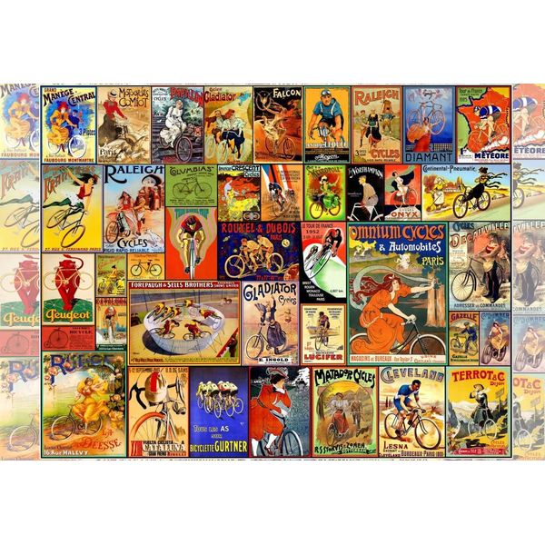 Grafika Puzzle Poster Bicicletta D'epoca - Puzzle Da 1000 Pezzi-image