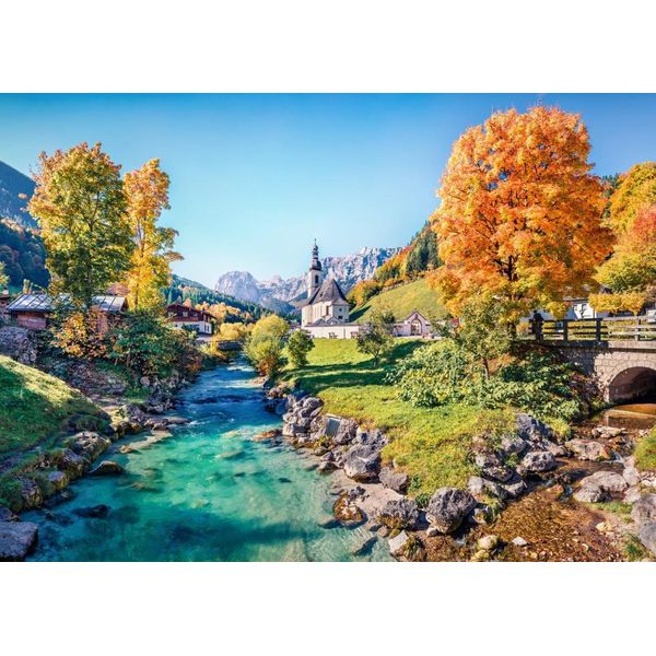 Bluebird Puzzle Ramsau En Automne - 500 Pezzi Di Puzzle Colorati E Divertenti-image