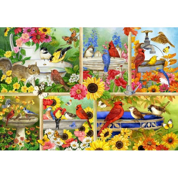 Puzzle Dell'uccellino Azzurro Puzzle Di Piume E Società - 1000 Pezzi-image