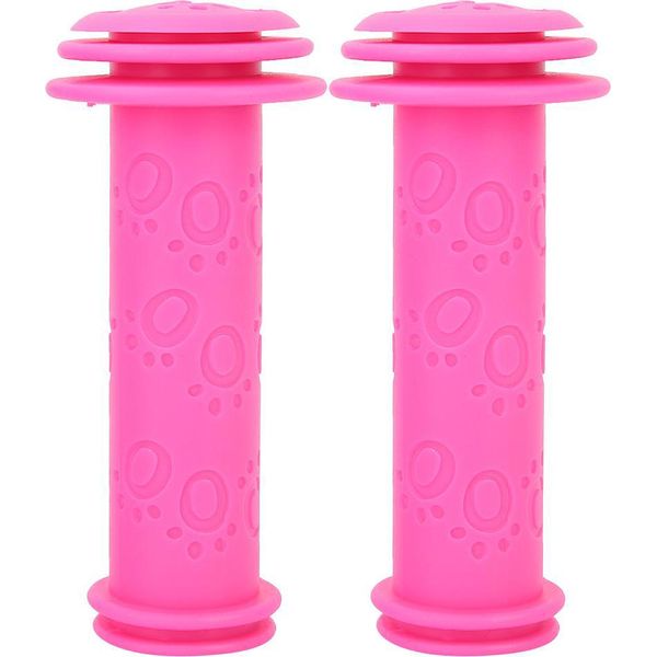 Bambini Bambini Bicicletta Rullo Grip Bar Antiscivolo Manopole Bicicletta - Manubrio Dimensioni (Rose Red)-image