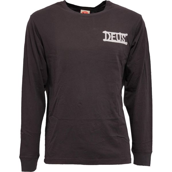 7946AA Maglia Uomo Deus Ex Machina Dark Grey Washed Cotone T-Shirt Man-image