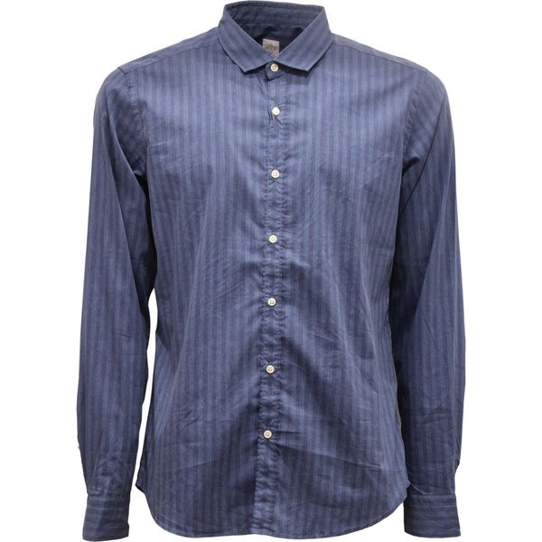 5630AR Camicia Uomo Gmf 965 Man Stripes Shirt Blue-image