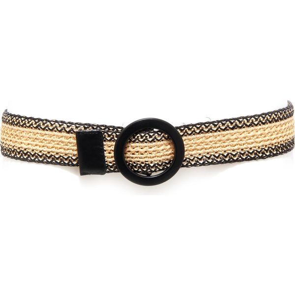 2687AA Cintura In Paglia Donna Vicolo Regolabile Adjustable Straw Belt Woman-image