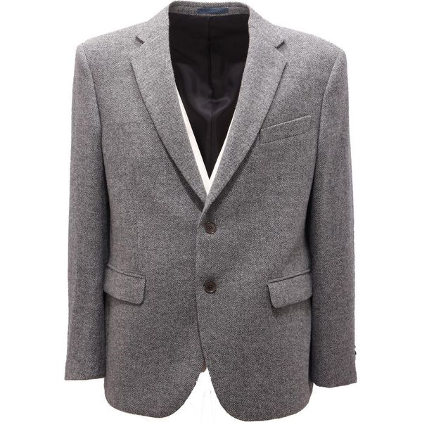 2706AG Giacca Uomo Bastianello Grey Wool/Mohair Textured Jacket Man-image