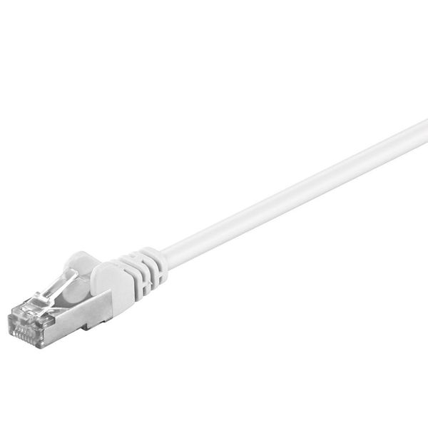 Goobay 93489 Cavo Patch Cat 5E, F/Utp, Bianco, 0,25 M - Miscela Di Rame Cca-image