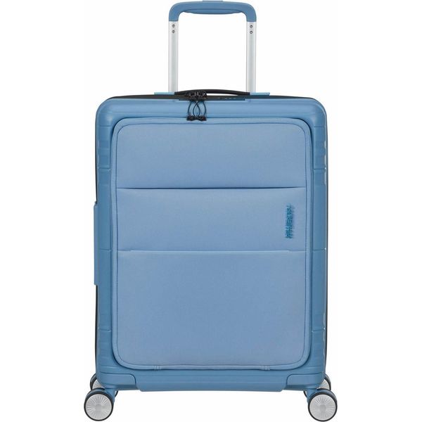 American Tourister Carrello Con Scomparto Per Laptop Hello Cabin Spinner 55 / 20 Tsa Trolley Blue Heaven Celeste-image