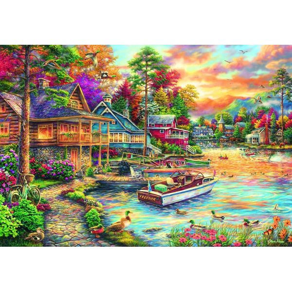 Puzzle Grafika Libertà Al Lago - 1000 Pezzi Paesaggio-image