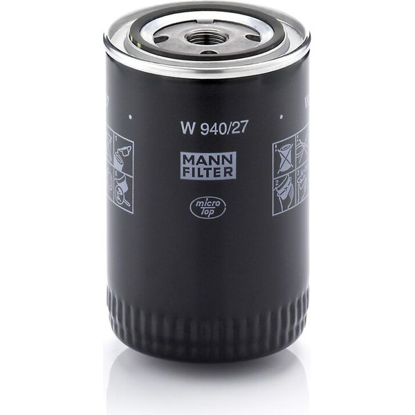 MANN-FILTER W 940/27 Filtro Olio - Per Autocarri + Autobus-image
