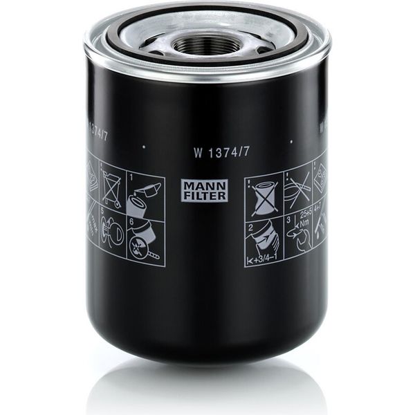 MANN-FILTER Filtro Olio W 1374/7-image