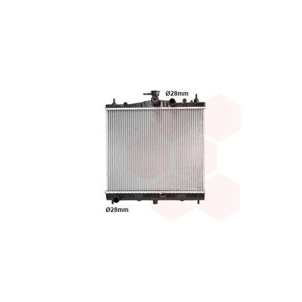 Van Wezel Radiatore Raffreddamento Motore 13002210 Per Nissan Micra Iii (K12)-image