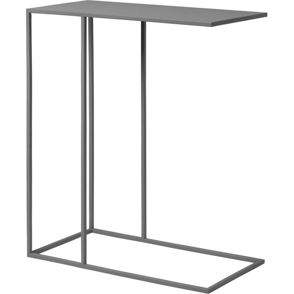Tavolino Blomus Fera Verniciato A Polvere In Vari Colori, Selezione:Grigio Acciaio-image