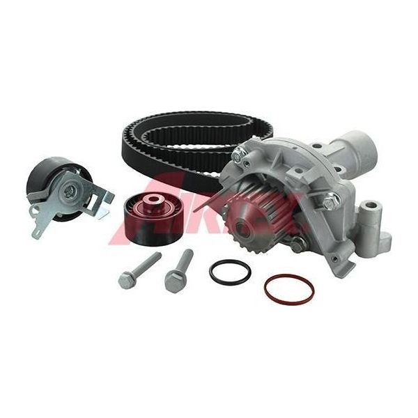 Airtex WPK-185701 Kit Cinghia Dentata + Pompa Acqua Per Fiat Ulysse (179) Scudo Furgone (220) Scudo Combi (220) Ulysse (220) Adatto Per Peugeot 206 Cc-image