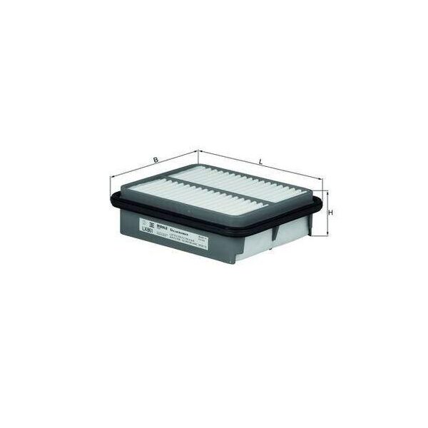 Filtro Aria Mahle Lx 861 Per Suzuki Baleno Hatchback (Ce) Cartuccia Filtrante-image