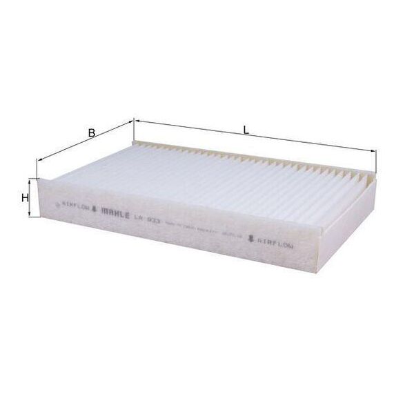 Filtro Abitacolo Mahle La 933 Filtro Antipolline Per Chevrolet Niva I-image