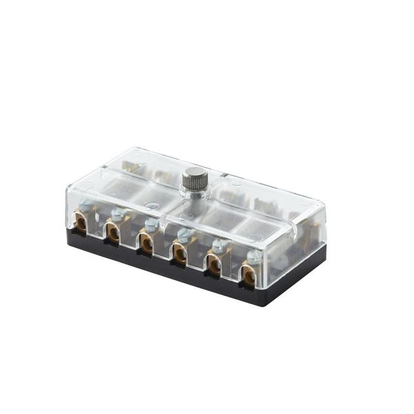 Scatola Portafusibili Per Fusibile Siluro 6 Poli 36 V 8 A Hella Per Vari Veicoli.-image