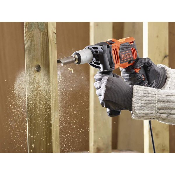 Black & Decker Schlagbohrmaschine 850W, Zubehoer,Koffer-image