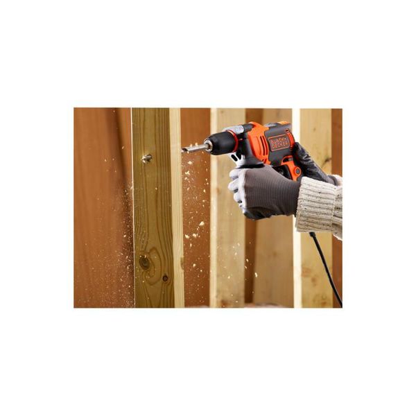 Black & Decker Schlagbohrmaschine 710W, Zubehoer,Koffer-image