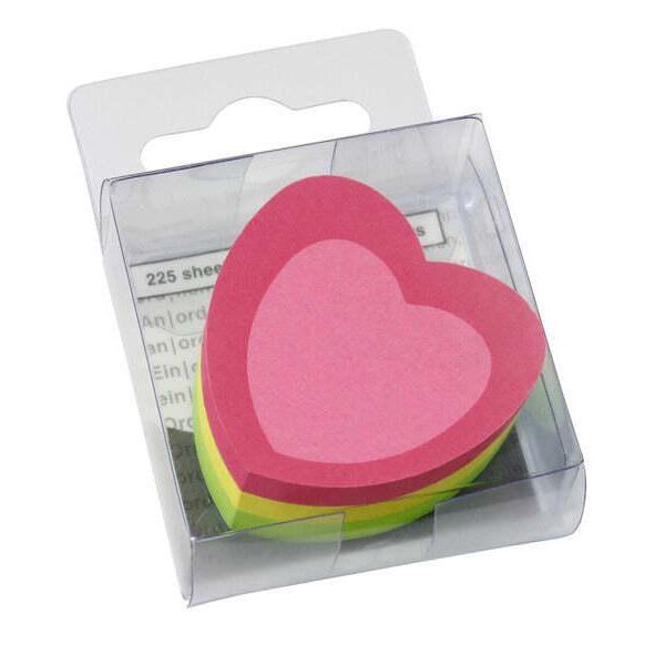 Info Notes In-5840-39 Info Note Adesive A Forma Di Cuore 50X50Mm 225 Fogli-image