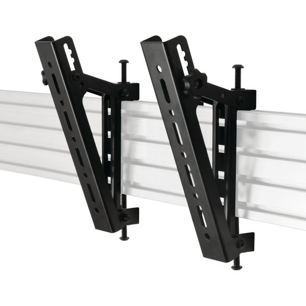 Bracci Di Interfaccia Per Schermo Piatto B-Tech System X Universal Interface, BT8390-VESA200T_B (Bracci Di Interfaccia Universale System X Con Inclinazione - Vesa 200, Braccio Di Montaggio Per Schermo Piatto, Nero, 70 Kg, Guida, 200 X)-image