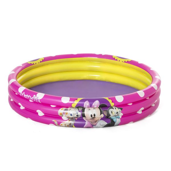 Bestway 91079 Vasca Da Bagno Per Bambini Disney Minnie 122 X 25 Cm, Colore-image