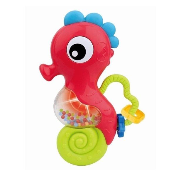 Sonaglio Con Melodia Cavalluccio Marino Baby Mix, Rosso-image