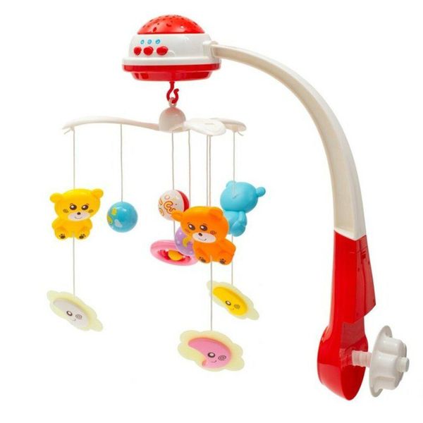 Giostra Sopra La Culla Con Proiettore Luminoso Baby Mix Rosso-image