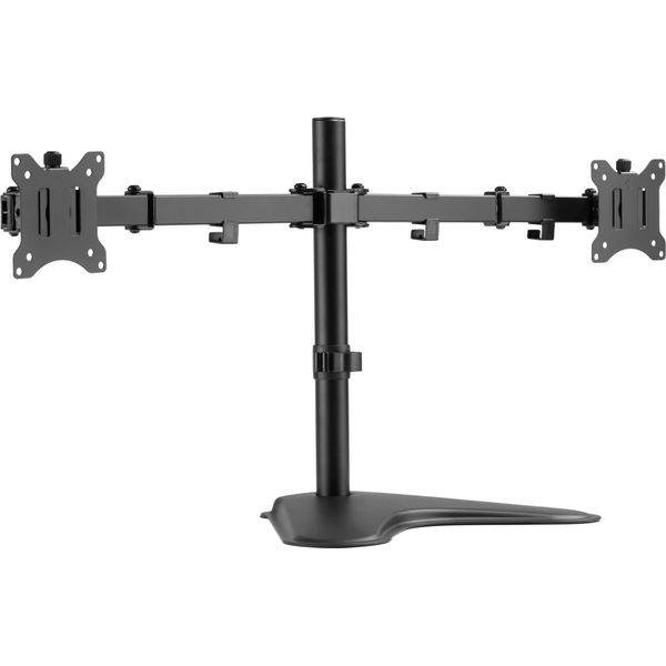 Equip Pro Economy - Supporto Per 2 Display Lcd - Acciaio - Nero - Dimensioni Schermo: 43,2-81,3 Cm (17"-32"") - Scrivania (650123)"-image