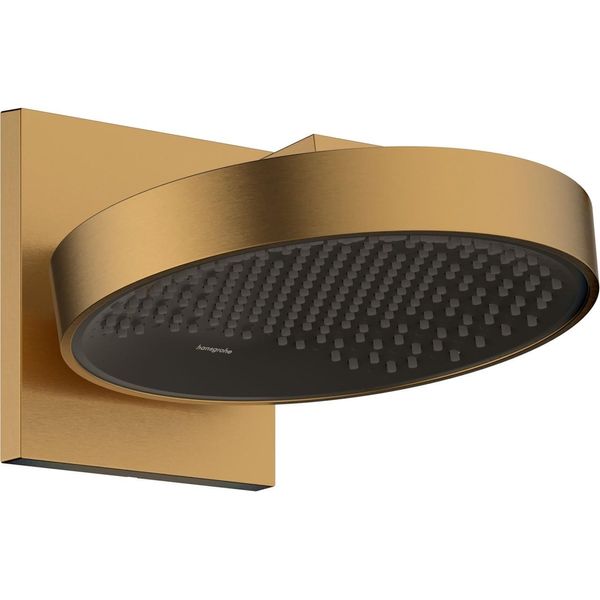 Hansgrohe Rainfinity Kopfbrause 250 1Jet Ecosmart Mit Wandanschluss, Brushed Bronze, 26227140 26227140-image