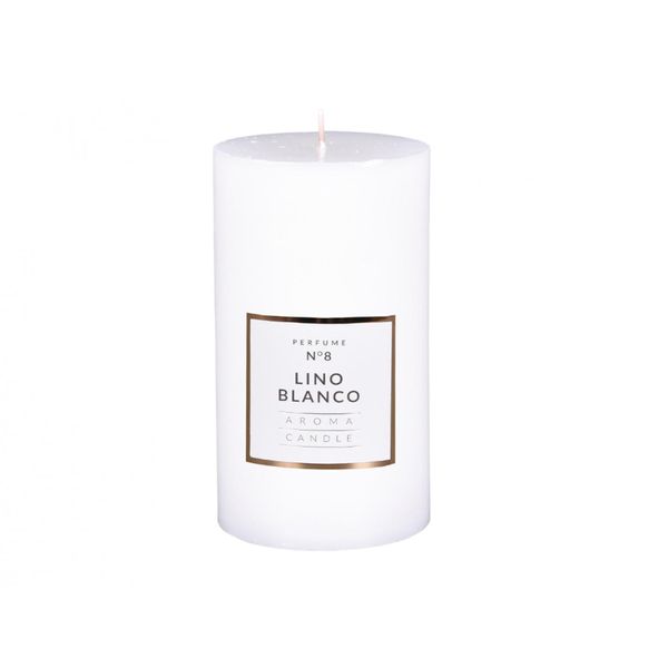 Candela Nohel Garden Classic Glass Profumata Di Lino Pulito D7X13Cm-image