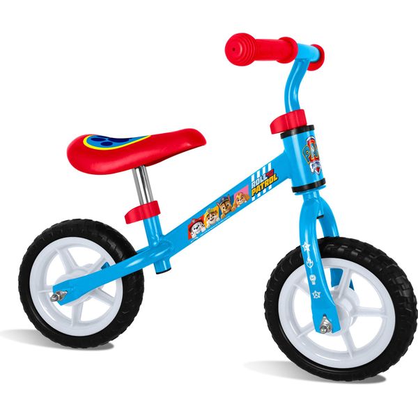 Nickelodeon Balance Bike 2 Ruote Paw Patrol Loopfiets Met 2 Wielen 10 Inch Junior Blue-image